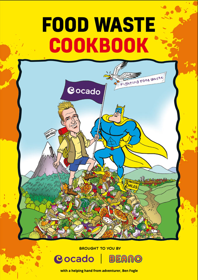 Ocado and Beano food waste cookbook